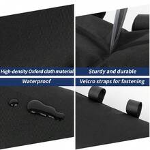 4 bolsas de peso negro resistentes con correas seguras, sacos de para sombrillas al aire libre, bolsas de peso portátiles para carpa, sacos de para patas de carpa, adecuados para carpa, cenador y pérgola de exterior