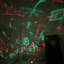 1pc New Atomic Bomb Base Projection Lamp, Stars & Moon Projection Light, USB Starry Sky Projector, Suitable For Holiday Gifts, Outdoor, Christmas, Halloween