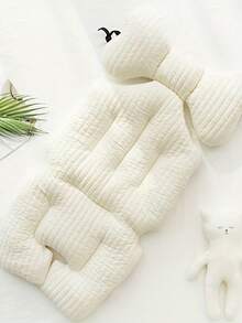 1pc Baby Stroller Seat Cushion, Infant Car Seat Pad, Thickened Cotton Mat