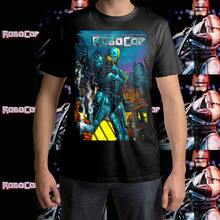 Playera Unisex con Estampado de Serie y Pelicula Robocopp el policia del futuro | Diseño Urbano y Comodo | Streetwear, Festivales y Uso Diario | Algodón Peinado y Corte Holgado  | Ideal para Outfits Casuales, Fiestas o Regalos | Hombre y mujer - Negro - Ver 4