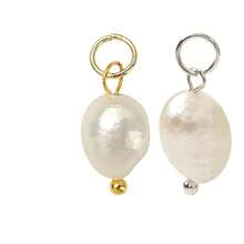 12pcs Cultured Pearl Pendant, 2 Colors, Suitable For Women Earrings, Necklaces, DIY Jewelry Making, Autumn/Winter - Multicolor - View 5