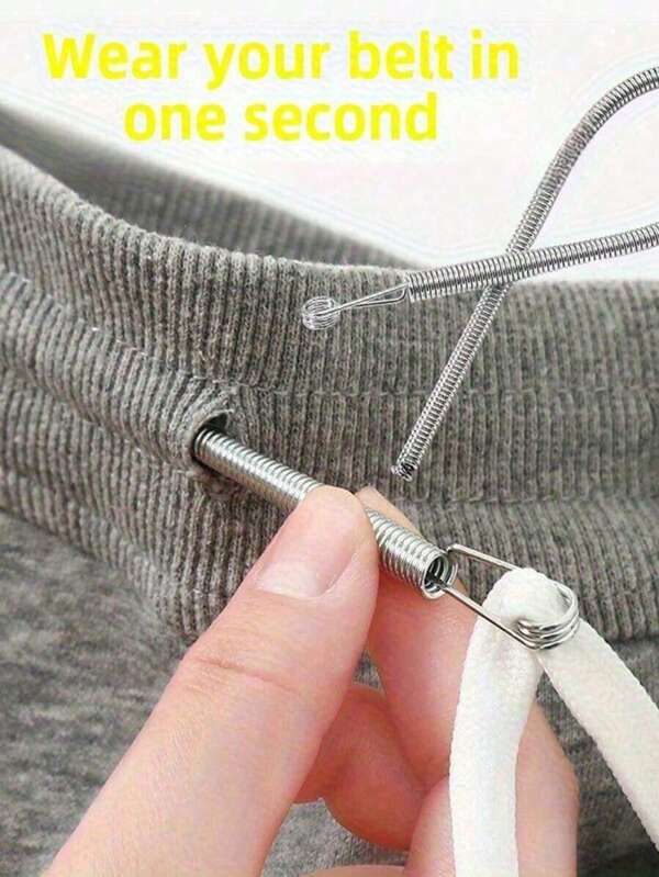 5 piezas Herramienta de enhebrado sin esfuerzo, adecuada para diversas actividades de agujas e hilos, herramienta de costura familiar, sujetador de cordón, herramienta de enhebrado flexible, cinturón elástico de múltiples propósitos, dispositivo auxiliar de tejido de cordón, dispositivo de enhebrado de ojo de resorte