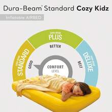 66803EP Cozy Kidz Airbed: Fiber - Tech - Superficie Suave Aterciopelada - Bolsa de Transporte incluida - El Color Puede Variar - 34.5x 62x Pulgadas - Cama hinchable - Ver 5