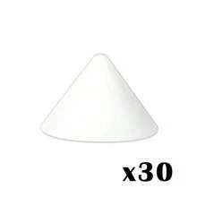 Keramik-Brennofennägel - Hochtemperatur-Keramik-Feuerfest-Kegel-Stütznägel, bis zu 1380°C, wiederverwendbare Aluminiumoxid-Brennwerkzeuge für Töpferei, Keramik, Glasur und Brennofenregale