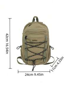 时尚女士休闲背包 - 适合校园、旅行和户外探险 | 轻便、大容量、时尚，适合徒步、露营、骑行、假日远足，值得拥有的背包 - 彩色 - 查看 13