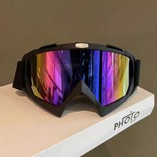 1 件，冬季滑雪装备，成人滑雪护目镜，KTM 摩托车护目镜，骑行护目镜，雪地摩托护目镜，登山护目镜，冬季滑雪护目镜，海绵舒适护目镜