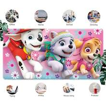 1pc  Cartoon Gaming Mouse Pad - Vibrant Colorful Pups Designs, Durable Desk Mat For PC & Keyboard, Perfect For Gamers, Kids' Room & Office Use, Mouse Pads For Desk