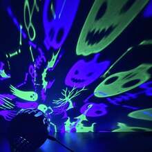 1pc New Atomic Bomb Base Projection Lamp, Stars & Moon Projection Light, USB Starry Sky Projector, Suitable For Holiday Gifts, Outdoor, Christmas, Halloween