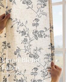 2 Pcs Beautiful Floral Design Sheer Curtains, Softness Cozy Privacy Curtains, Great Quality Elegant Vintage Gorgeous Curtains, Pretty Colors And Well Made Lightweight Curtains - 黑色 - 查看 6