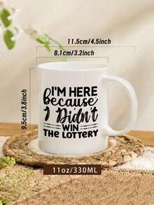 1 pieza Taza de café/té de cerámica divertida de 11 onzas con diseño novedoso, de doble cara, aislada para bebidas calientes, solo lavado a mano, regalo ideal para el Día del Padre, regalo humorístico reutilizable para hombres y mujeres, cumpleaños, utensilios de bebida de verano e invierno, regalo de Navidad, familia y amigos, ideal para vacaciones y talla grande, taza de agua, novio y novia, perfecta para hermana, jefe, empleado, compañero de trabajo, taza de oficina, de vuelta a la escuela