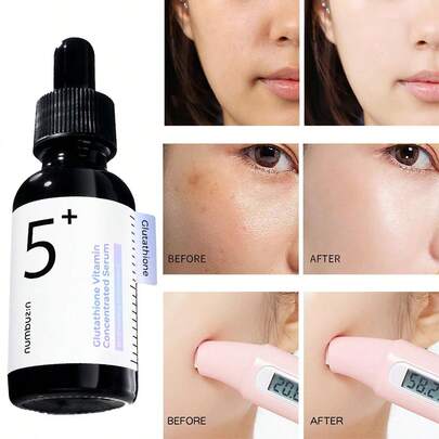 Essência Concentrada de Glutationa e Vitamina, Melhora a Opacidade e Tom de Pele Irregular, Atenua Marcas de Acne e Manchas Escuras, Refina os Poros, Nutre Profundamente, Hidrata e Repara a Barreira da Pele