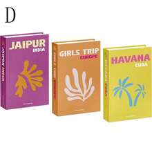 3 件套全新创意家居装饰、节日装饰、氛围道具、摄影、咖啡厅、酒店装饰、仿书