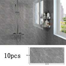 10/20 片现代白色大理石剥离粘贴瓷砖墙板 - 自粘乙烯基防溅板，适用于厨房和浴室，易配设计，23.62X11.81 英寸 - 彩色 - 查看 17