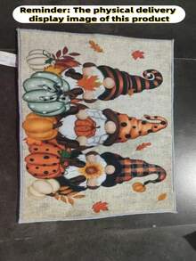 1pc New Halloween - Cute Halloween Dwarf Doormat Small Rug - 900g/Sqm Soft Velvet, Machine Washable Durable, Stain Resistant, Quick Drying, Suitable For Indoor/Outdoor Doormats, Home Decor, Bedroom, Kitchen, Photography, Props, Outdoor Decor Gifts, Holiday Gifts, Area Rugs, All Season