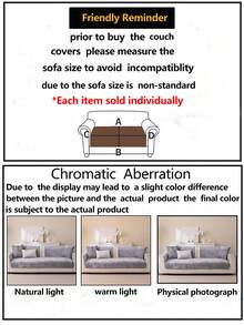 1 pièce Housse de coussin de canapé épaisse et chaude en peluche pour l'automne/l'hiver, housse de siège de canapé moderne minimaliste antidérapante, décoration de chambre, housse de canapé lavable en machine et à la main, décoration de chambre fraîche et à la mode, douce, ne se décolore pas, ne s'effiloche pas, housse de protection pour animaux de compagnie, housse de canapé d'angle réglable convenant pour la chambre, le bureau, le salon, les meubles combinés, le canapé en L et les housses de canapé 1234 places - Gris pâle - Voir 12
