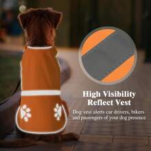 Reflective Dog Vest,2025 Upgraded High Visibility Dog Jacket,Waterproof Adjustable Dogs Vests Harness For Outdoor Hiking Walking