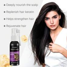 Spray Seco para Cabello, Volumen Instantáneo y Absorbe Grasa, Efecto Fresco y Duradero, Sin Enjuague, para Cabello Graso