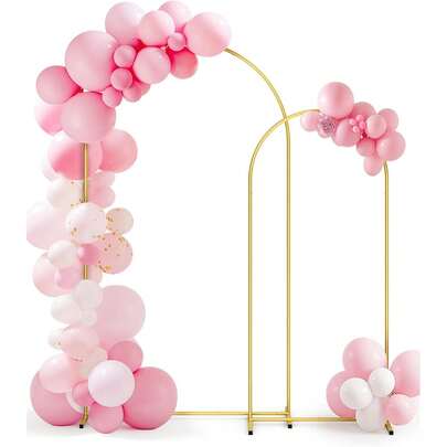 2pcs Arco para Decoración Base para Fiesta Decoración 1.2/1.5/1.8/2.0/2.2m, Soporte Para Globos Flores para Fiestas,Bodas,Festivales,Decoración navideña