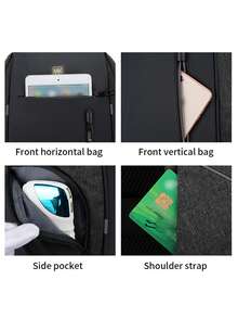 Men's Backpack, Travel Backpack, Laptop Backpack, Casual Large Capacity Super Big Travel Backpack, Business Commute Minimalist Casual Backpack, Gift For Boyfriend, College Student, Teenager - Multicolor - View 8