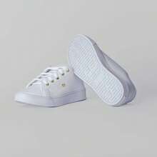 Women's Heart-Shaped Tennis Shoes - Comfortable - Immediate Shipping - 白色 - 查看 3