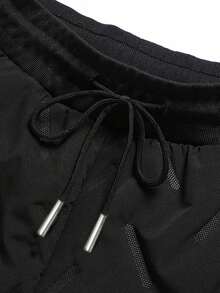 Plus Size Women's Fleece Lined Straight Leg Sweatpants, Warm & Casual Joggers For Winter