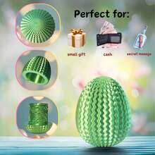 Geldpuzzle-Box für Bargeldgeschenke, Geldlabyrinth-Box, Mystery-Puzzle-Überraschungsgeschenk, eiförmige Labyrinth-Geschenkbox, Geldlabyrinth-Puzzle-Geschenkboxen, eiförmige Puzzle-Geschenkbox mit verstecktem Fach für Bargeld, Geschenke, Schätze, wiederverwendbare Geschenkbox für Erwachsene, Weihnachten, Halloween, Geburtstag, Ostern