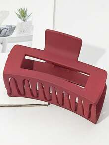 1 Stück/2 Stück/3 Stück Minimalistische hochwertige elegante quadratische Kunststoff Haarklammern für Damen, vielseitig für den täglichen Gebrauch und die Verwendung unter der Dusche, Winterhaaraccessoires, modische Haarspangen