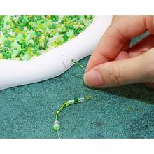 Mixed Beads 1000Pcs/20g Glass Seed Tube Bead Bugle Bead 1.5-4.5mm Small Loose Spacer Beads Bracelets Necklace Earring Jewelry Making (Green) - Pink - View 2