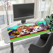 1pc  Cartoon Gaming Mouse Pad - Vibrant Colorful Pups Designs, Durable Desk Mat For PC & Keyboard, Perfect For Gamers, Kids' Room & Office Use, Mouse Pads For Desk