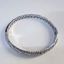 1pc Wheat Ear Braided Bracelet, Women's, Fully Encrusted With Diamonds, Layered And Beautifully Woven - Sui Sui Peace Bracelet - View 9