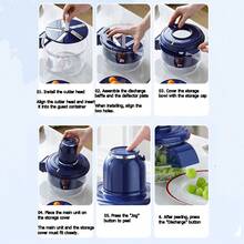 1 pièce Éplucheur de fruits électrique avec décharge automatique, alimenté par batterie lithium 1500 mAh, machine électrique à éplucher les fruits pour les raisins, prunes et autres fruits