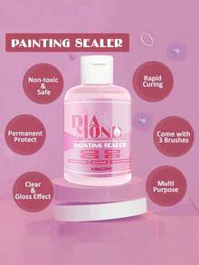 1/2 套钻石画密封剂，120毫升钻石画密封剂，拼图胶水，成人钻石画配件和工具 - 彩色 - 查看 4