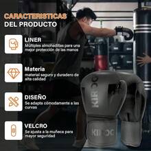 KIROGILY Guantes Box, Guantes de Box para Hombres y Mujeres de 12-14-16 oz, Guantes de Boxeo Adecuados para Artes Marciales Sparring. Incluir Protector Bucal, Correas Boxeador, Bolsa Almacenamiento - 14 onzas - Ver 7