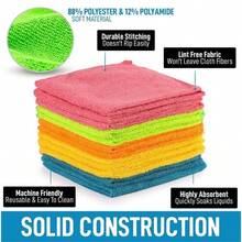 Microfiber Cleaning Cloths - 10 Pack Of Highly Absorbent, Soft Microfiber Cloths For Kitchen - Hand Towel Set For Household Use - 10Pcs - 查看 2