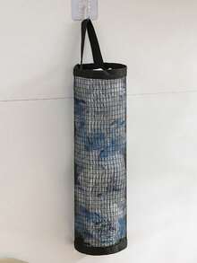 1pc Wall-Mounted Plastic Bag Dispenser Rack Organizer For Home, Kitchen, Summer Beach Party, Food, Camping, Organizer, Room Decor, Kitchen Accessories - Multicolor - View 8