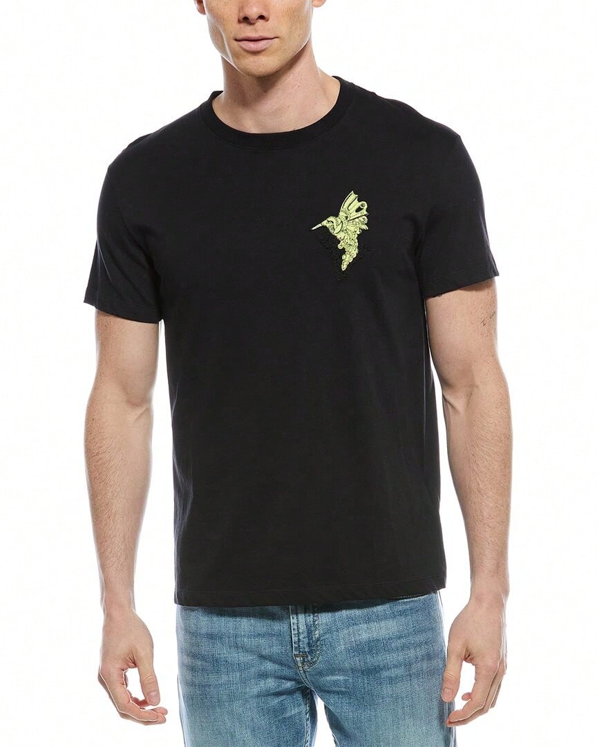 Valentino Stitched T-Shirt - Black - View 1