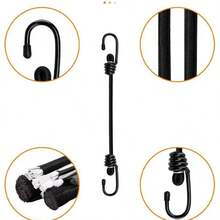 1pc Polyester Double-Ended Hook Elastic Cord With Fixing Hooks