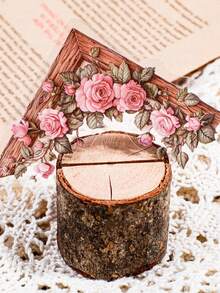 30 Pictures/Package Flower Series Corner Stickers Suitable For Collage Decorative Table Frames And Photo Frames Diary Border Self-Adhesive Paper,Sticked On Suitcase Computer Water Cup Mobile Phone Case Refrigerator Wall Helmet Cabinet Box Door Bed Guitar,Classroom Samolepky,School Supplies,Teacher Accessories