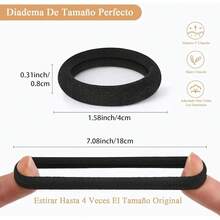 7 colores diadema de algodón, diadema deportiva + 7 bandas para el cabello, diadema elástica suave que absorbe el sudor para hombres y mujeres, adecuada para yoga, fitness, correr, ciclismo y gimnasia - 1 - Ver 6