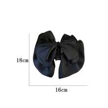 1pc Large Black Butterfly Clip, Elegant Hair Claw Clip For Updo, Ponytail, Slouchy Hairstyle Winter Hair Accessories Fashion Hair Clutch Eleg Hair Clips