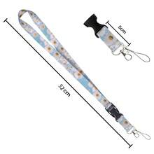 CX Lovely Kitten Manga Card Holder Badge Holder ID Card Lanyards Cell Phone Rope Key Lanyard Neck Straps Keychain Cats01 Christmas Gift