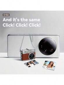 An Exquisite And Cute Mini Camera, A Small Portable Photography Gadget. This Retro, Mini Wearable Photography Device Comes. It Features Switchable Filters, A Flash, And Video Recording Capabilities, Equipped With A 0.96-Inch IPS Screen And An LED Fill Light.