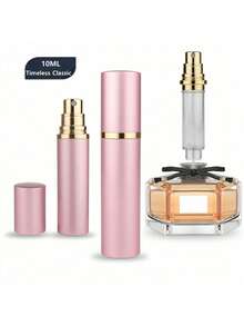 1pc Perfume Bottle Refillable Atomizer Perfume Atomiser, Pocket Perfume Dispenser, Scent Pump Case, Leakproof Portable Perfume Sprayer For Women And Men Travel, Gym, Purse Essential - Multicolor - View 2