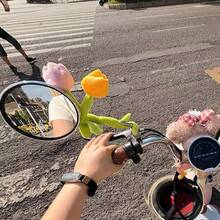 1 Piece Of Decorative Bouquet For Bicycles, Cute Bicycle Accessories -3 Colors To Choose From, Novel And Unique Bicycle Decoration, Suitable For Bicycles, Motorcycles, Electric Bikes And Home Decoration, Also A Holiday Gift