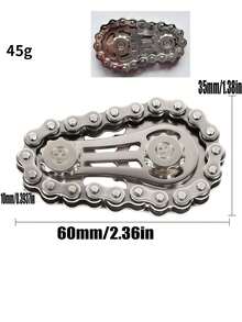 New Creative Car Wheel Gear Chain Finger Spinner Stress Relief Toy For Teens