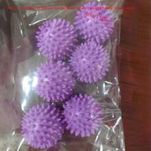 6个可重复使用的洗衣球 - 清洁洗衣球，防止滚筒式烘干机衣物缠绕，衣物柔顺球，防打结清洁球