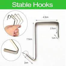 Organizador de zapatos Colgado Sobre La Puerta,Organizador Colgante para Guardar Zapatos,40 Bolsillos Grandes Zapatera Colgante,para Guardar Zapatos,Ropa,Artículos de Aseo y Juguetes (Nnegro) - Negro - Ver 9