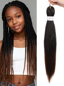 24 Inch Pre-Stretched Deep Purple Hair Extensions, 1 Piece, Suitable For Braiding & Cosplay (24 Inch (1 Pack), Deep Purple) - Multicolor - View 9