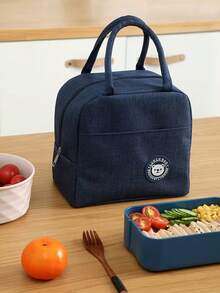 1 Stück/2 Stücke isolierte Lunch Tasche, thermische Mahlzeiten Tragetasche, dicke wasserdichte Handtasche für Büromitarbeiter, Studenten, Picknick, Outdoor Nutzung