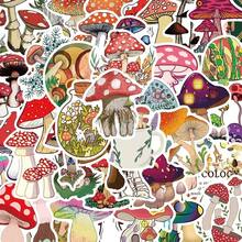 Cartoon Mushroom Graffiti Stickers - Creative Cute Waterproof Graffiti Stickers For Luggage & Water Cup Decoration